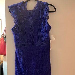 royal blue lace dress
